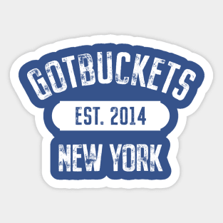 New York Gotbuckets Sticker